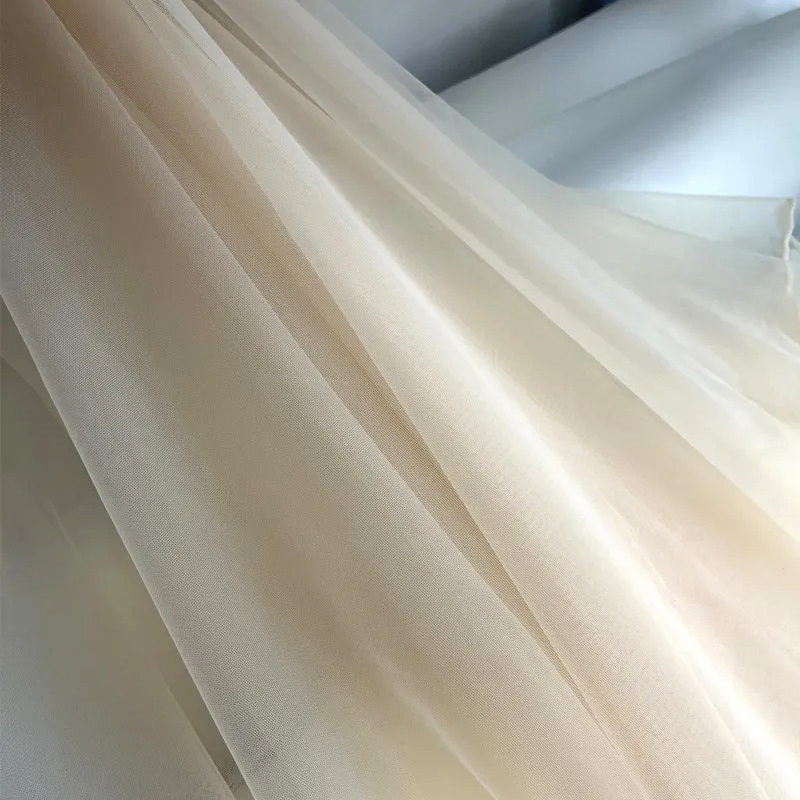 Tissus en tulle doux pour mariage et célébrations, rideaux, vêtements, blanc, rose, champagne, voile en maille, voile de chaise, voile en fil, voile à mailles fines