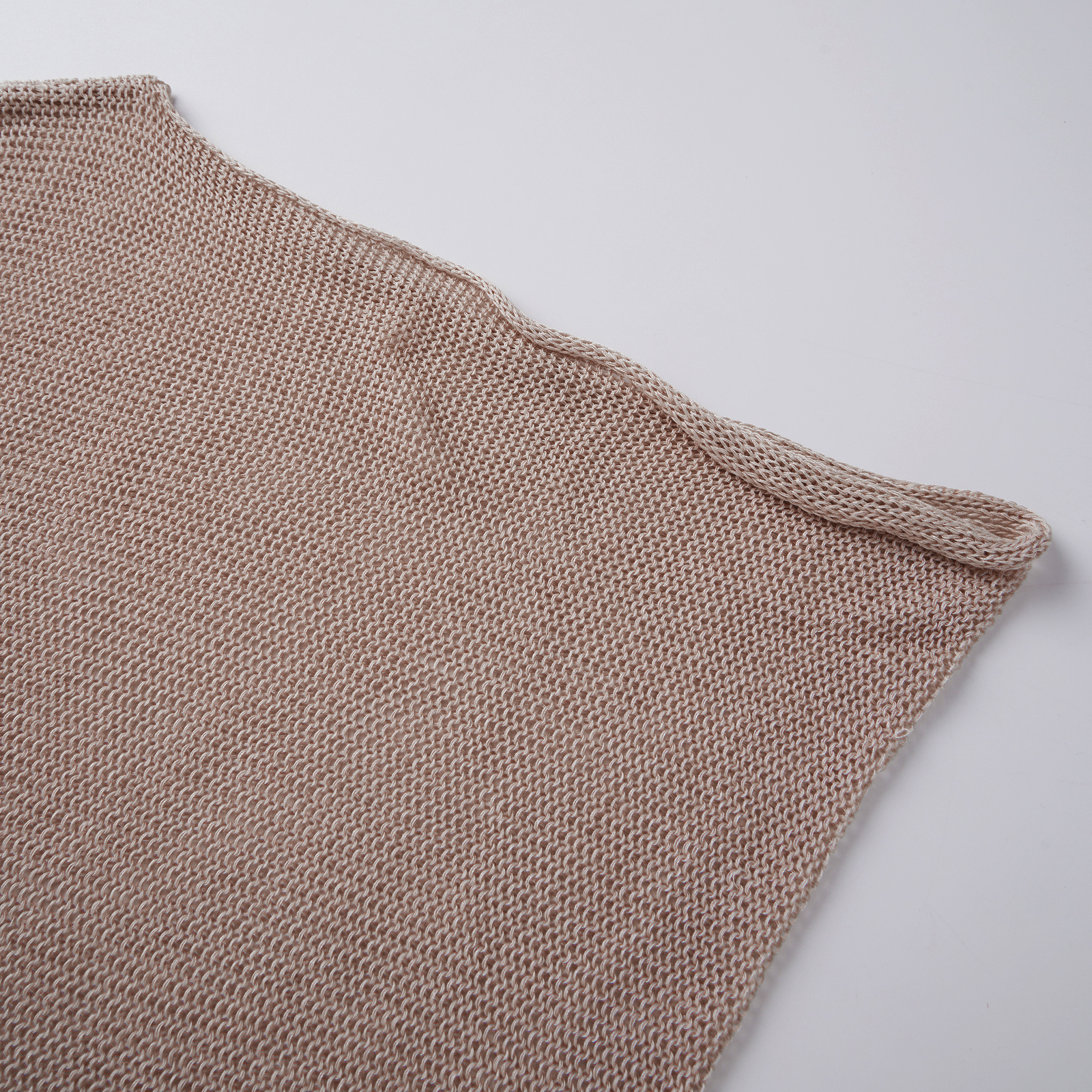 Châle tricoté pour femme, couleur unie, transparent, coupe ample, poncho enveloppant, hauts d'été et d'automne, streetwear