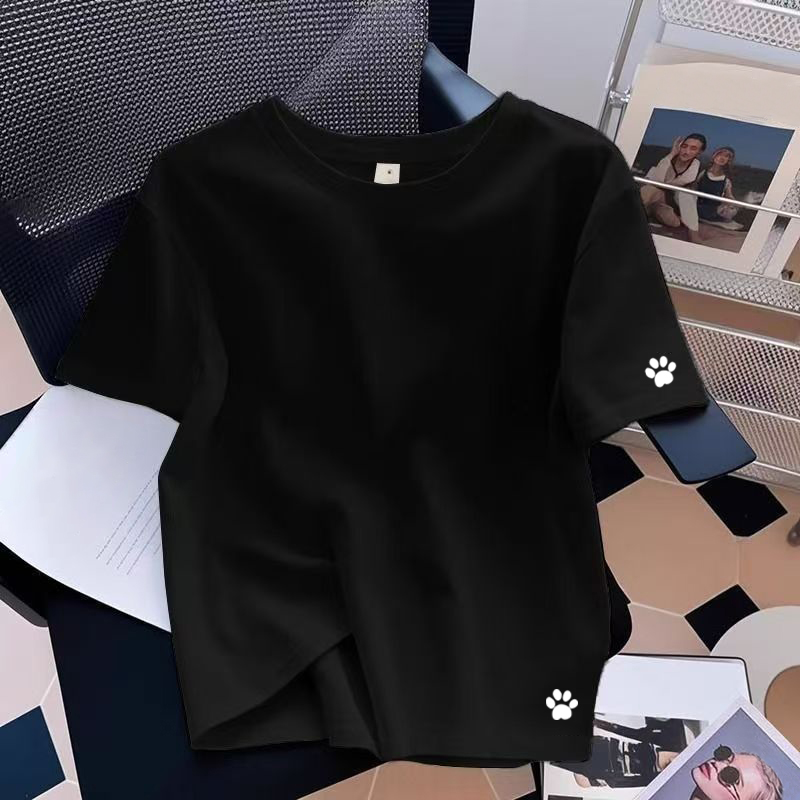T-shirt ample en coton pour femme, manches courtes, mode décontractée, nouveauté été, confortable, pour le quotidien, les activités de plein air et le jogging, qualité supérieure, style simple