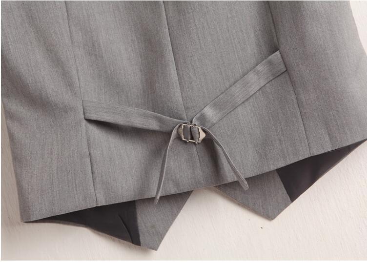 Blazer d'été en fibre à col en V pour femmes, gilet fin, simple boutonnage, court et slim, marée XXXL