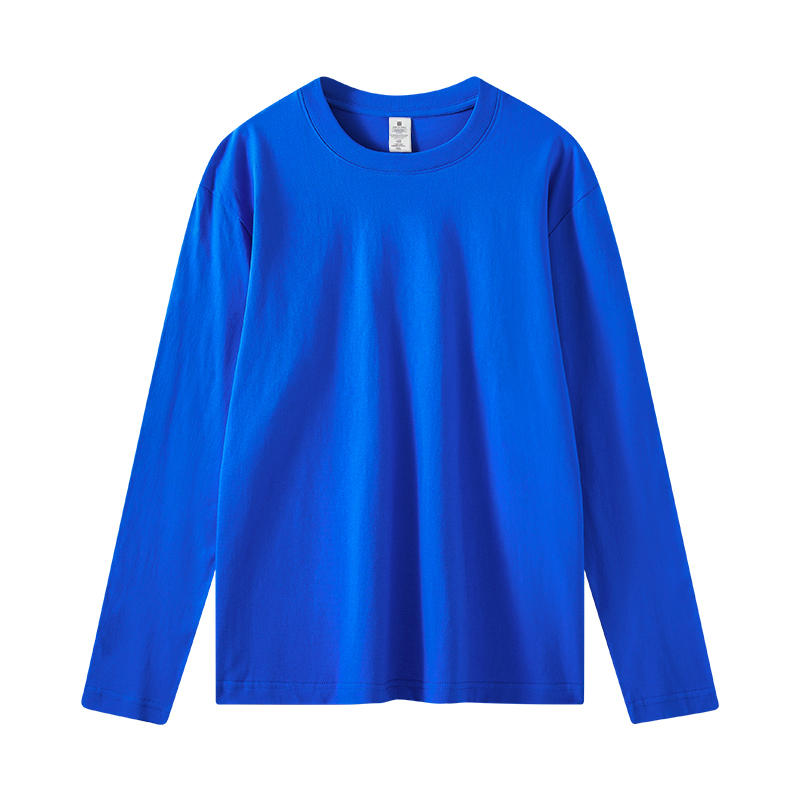 T-shirt manches longues en coton pour hommes et femmes, 230g, Logo imprimé, nom brodé, printemps-automne, Photos personnalisées, maillot d'activité