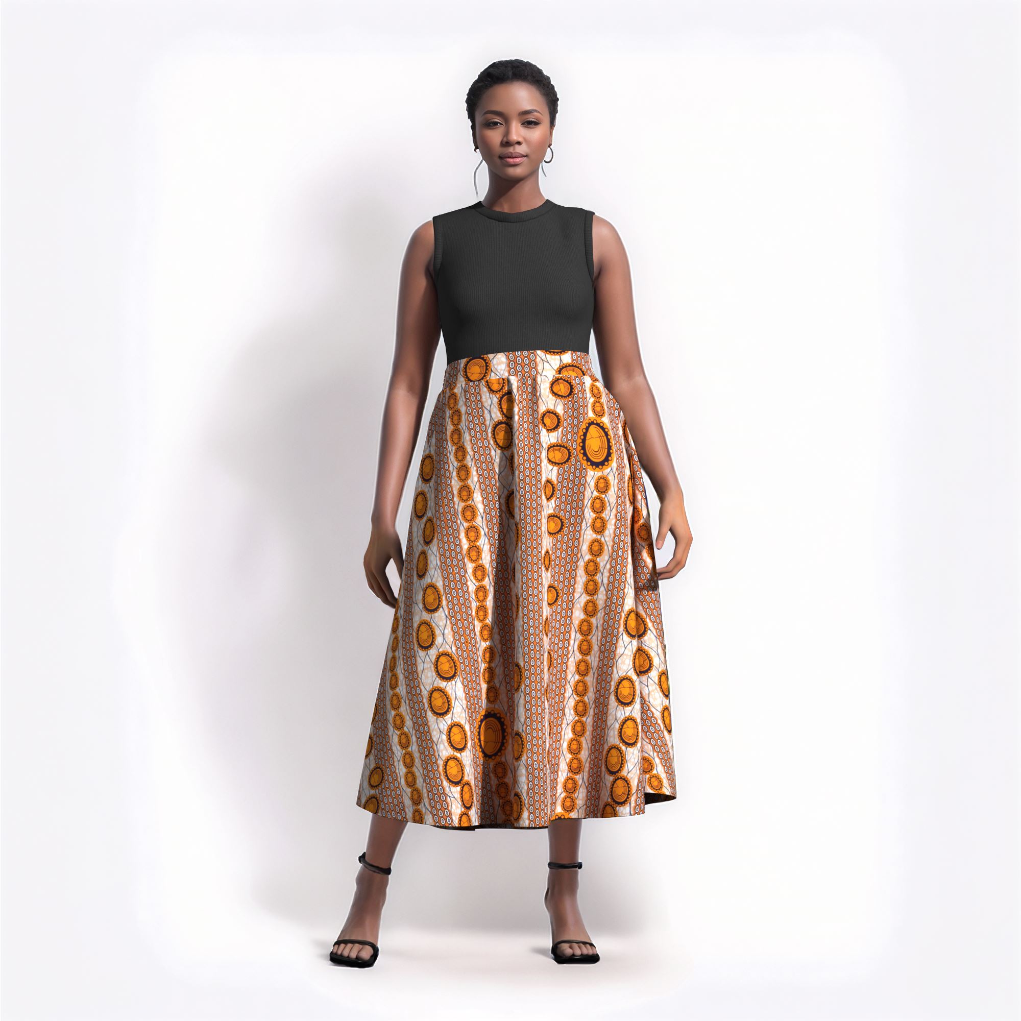 Femme longue Maxi jupe pour femmes africain Dashiki imprimé taille haute jupe dames casual traditionnel Ankara jupe WY820