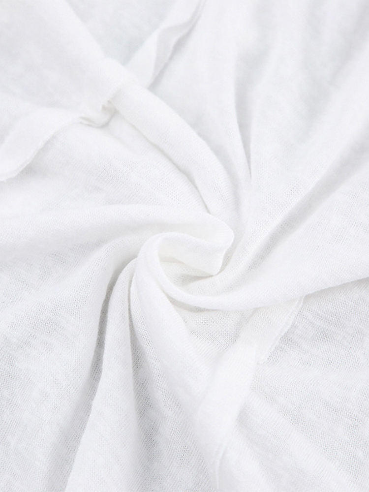 T-shirt manches longues col rond femme, blanc, jaune, élégant, décontracté, slim, élastique, solide, automne, 2022