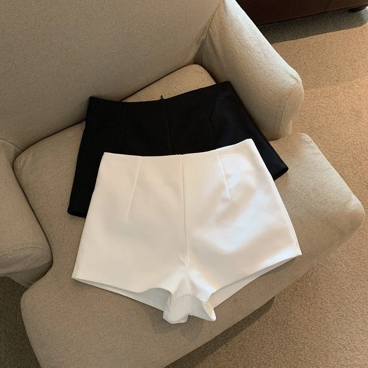 2025 taille haute décontractée jambe pantalon vêtements femmes pantalons été Shorts femmes