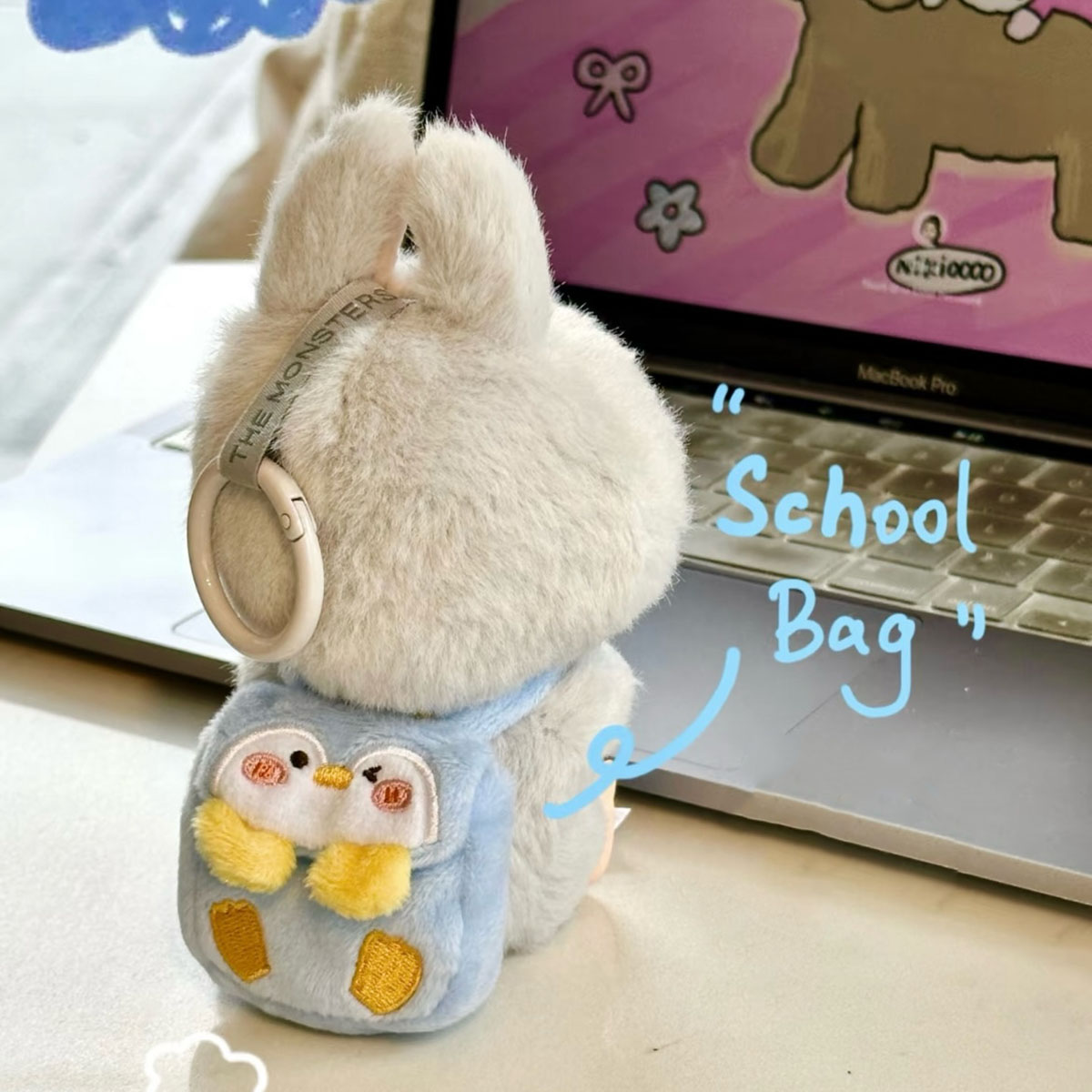 Sac à dos de mode avec chemise, accessoires de poupée pour sac à dos Labubu, vêtements, accessoires de vêtements de poupée DIY