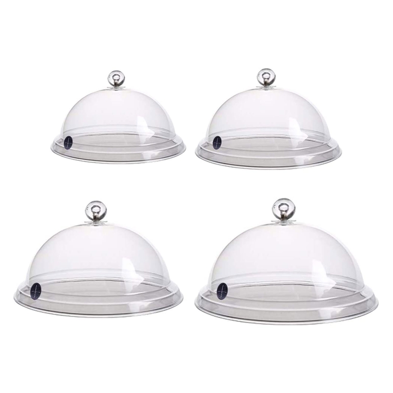 Couvercles dôme Cloche pour fumer, pour assiettes, bols verres, pistolets fumeur, couvercles pour fumer G5AB