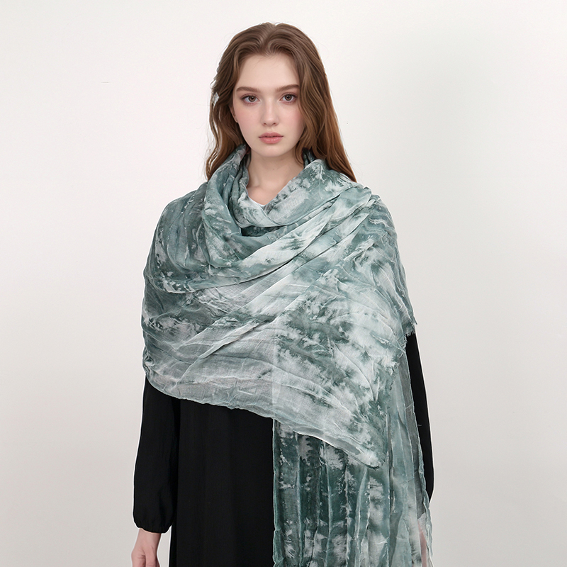 Châle imprimé Floral aquarelle pour femmes, écharpe légère et respirante, douce, en coton rayonne et Viscose tissé, Hijab musulman