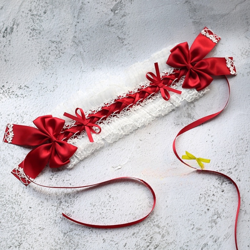 Cerceau de cheveux doux pour filles, bandeau de Cosplay à volants, accessoires pour cheveux, ruban avec nœud en dentelle, coiffure Lolita, couvre-chef DIY