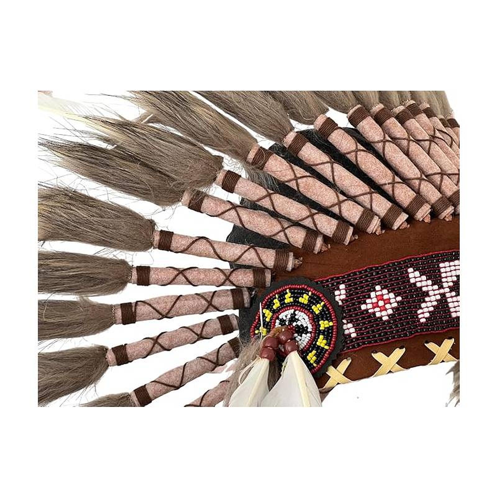 Bandeau de chapeau indien en chef pour spectacle sur scène, spectacle de danse, fête de Cosplay