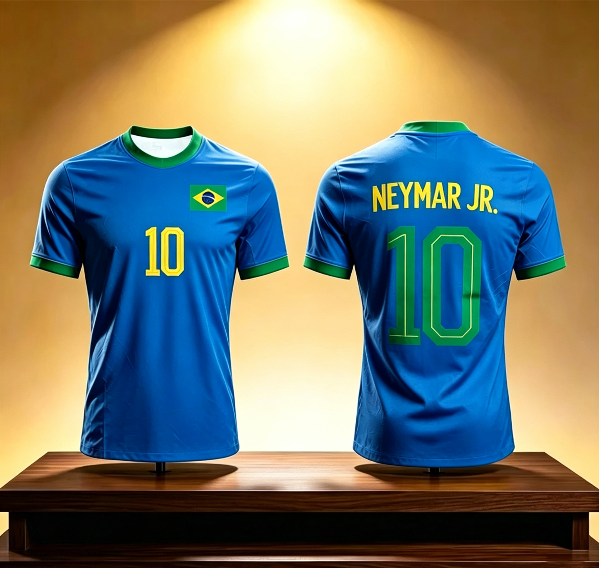 Maillot de football imprimé en 3D Neymar & VINI JR pour hommes et femmes, mode estivale, sport, séchage rapide, respirant, manches courtes, t-shirts de football