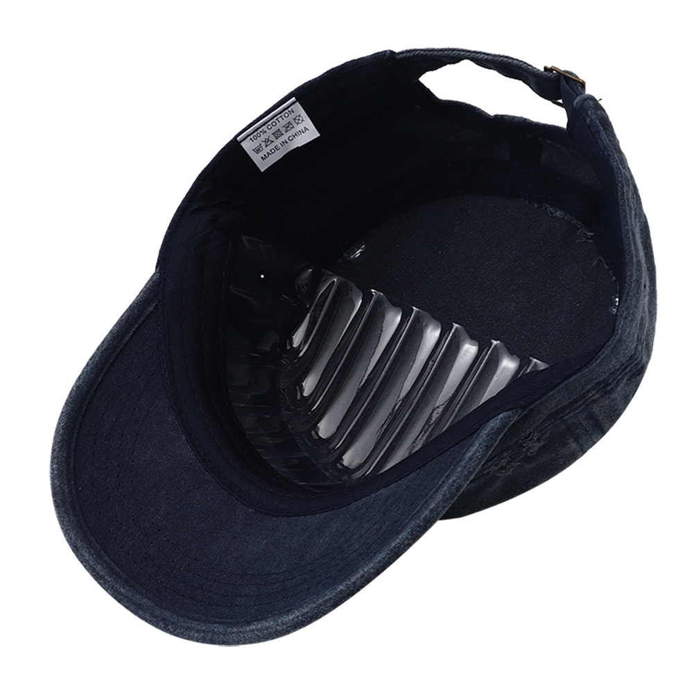 Casquette de Baseball unisexe pour hommes et femmes, chapeau plat rétro Vintage noir vert, casquette militaire réglable en coton lavé, nouvelle collection 2024