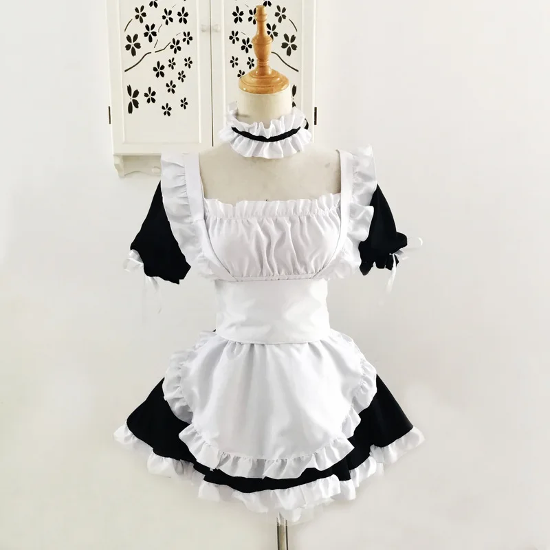 Tenue de demoiselle d'honneur Anime Yosuga no Sora Kasugano Sora, Costumes de Cosplay pour femmes, robe tablier Sexy Meidofuku Lolita