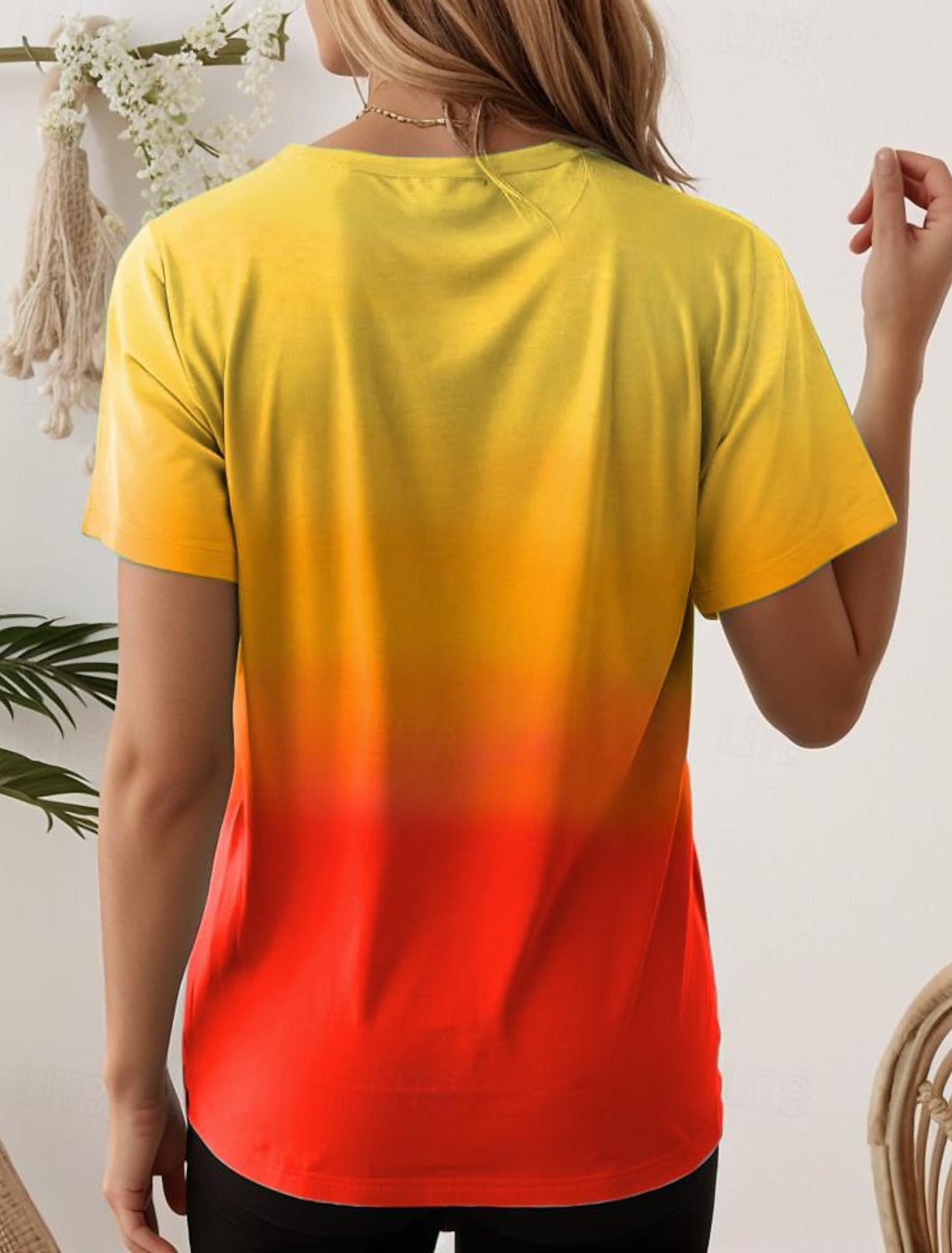 Économie College dégradés 3D pour femmes, t-shirts décontractés, vêtements féminins de rue, été, respirant, mode, dame, vêtements, Y2K
