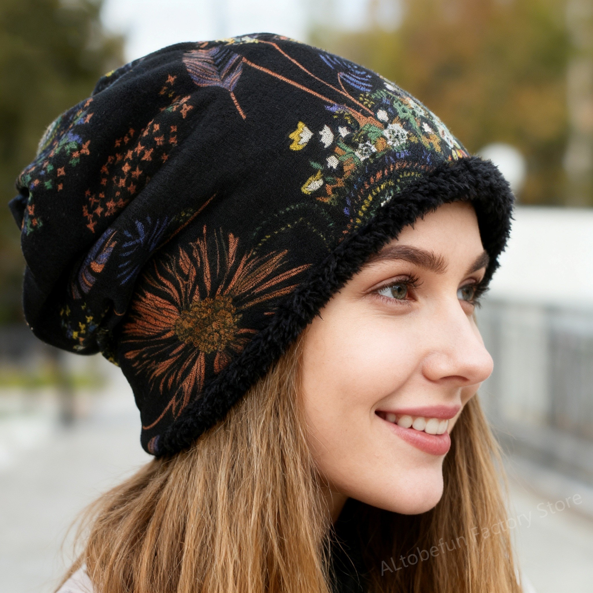 Écharpe chaude pour filles, bonnets Skullies pour femmes, marque de mode, Design Vintage, chapeaux à double usage pour dames, automne et hiver, BHT058