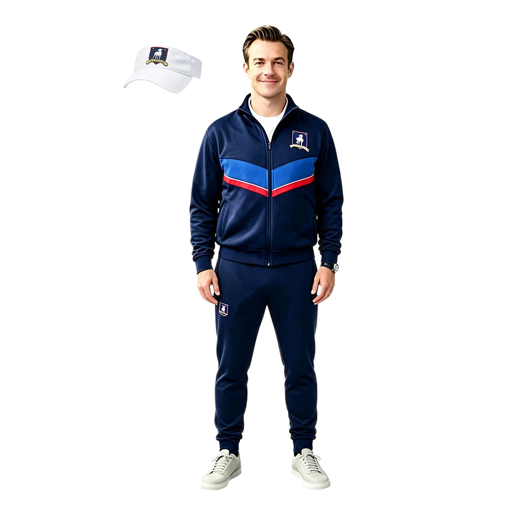 Costume de cosplay Lasso, sweat-shirt et casquette pour homme adulte, tenue de sport, déguisement de fantaisie, vêtements pour Halloween, carnaval, fête