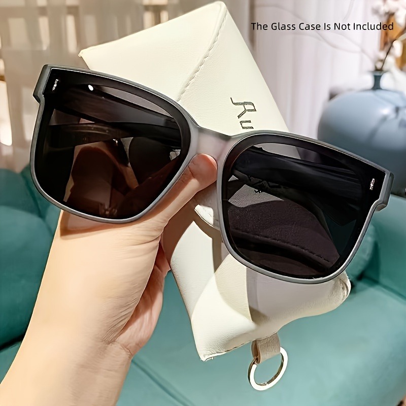 Lunettes de soleil anti-reflets à grande monture pour hommes et femmes, lunettes de soleil tendance à porter par-dessus les lunettes de vue pour la conduite, la plage et les voyages