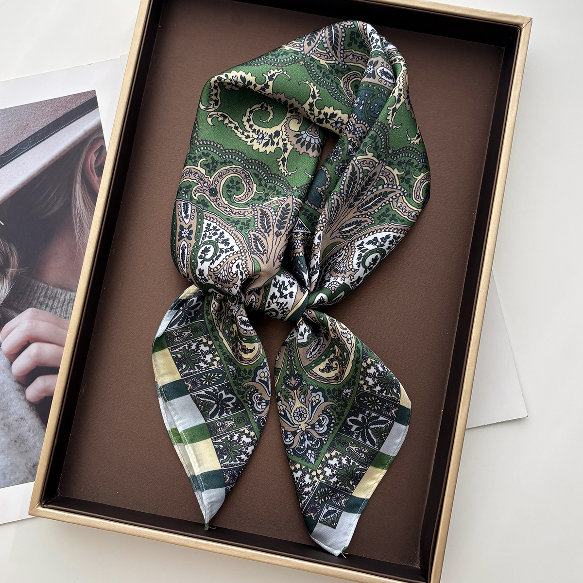 Femmes carré écharpe soie sentiment foulard Bandana dame printemps châle foulards envelopper tête foulard bandeau de cheveux cravates
