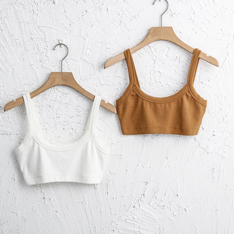 Débardeur tricoté en coton pour femmes, côtelé, Sexy, sans manches, Streetwear, décontracté, Slim, blanc, noir, haut court, Camis, gilet d'été