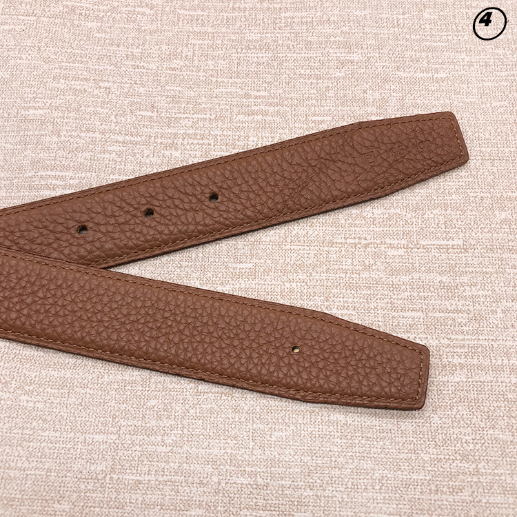 2026 sans boucle nouveau design 3.2 cm haute qualité hommes femmes togo bracelet en cuir véritable pantalon première couche ceinture