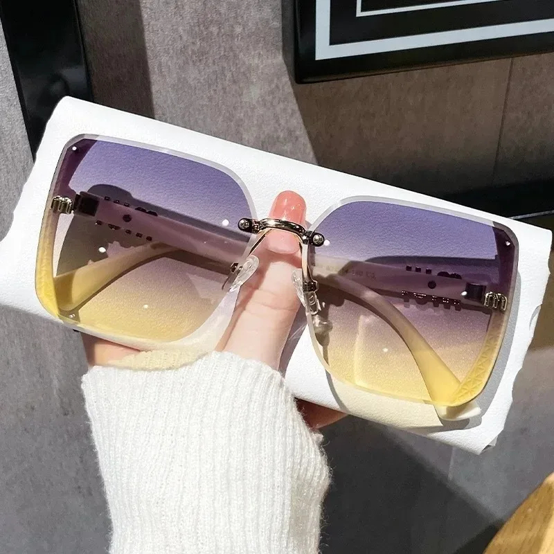 Lunettes de soleil carrées de marque tendance pour femmes, design de luxe, style vintage, pour la conduite, Gafas De Sol