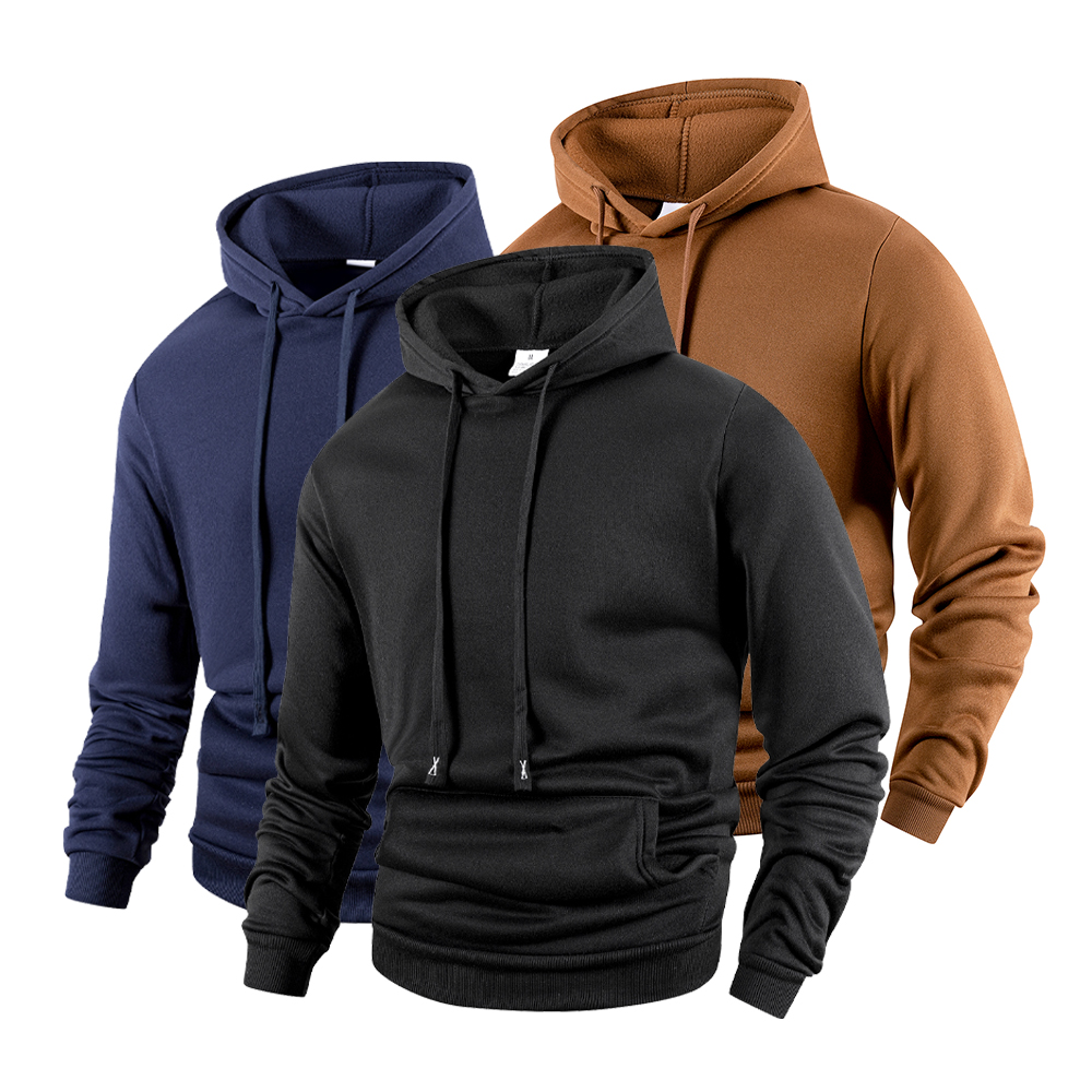 Sweat à capuche à manches longues PVD pour hommes et femmes, pull polyvalent, streetwear décontracté, monochrome, automne, printemps