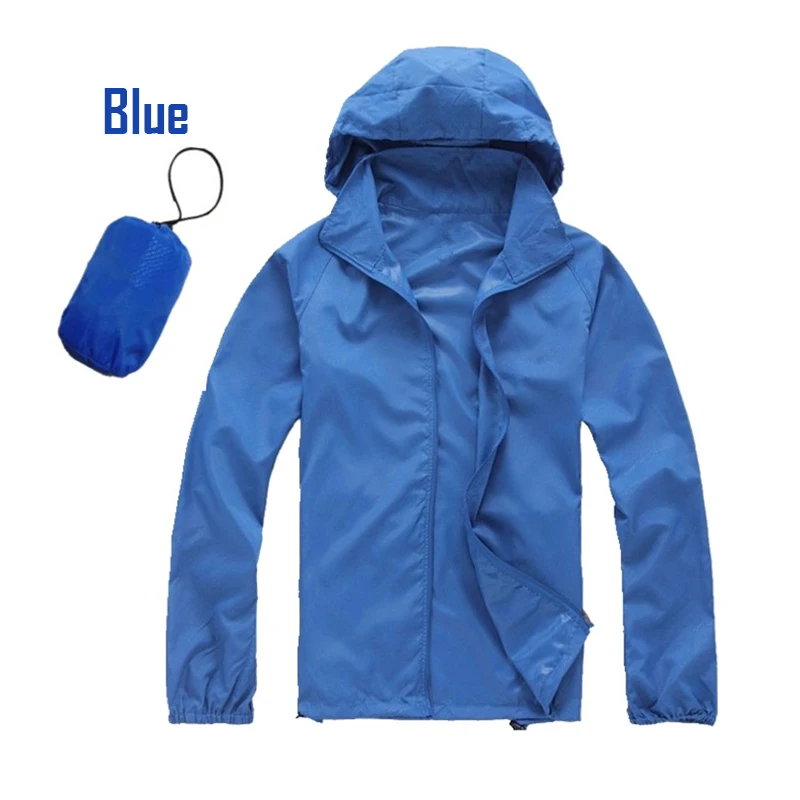 Veste de pluie de Camping pour hommes et femmes, vêtements de Protection solaire imperméables, vêtements de pêche et de chasse, coupe-vent à séchage rapide, manteau anti-uv