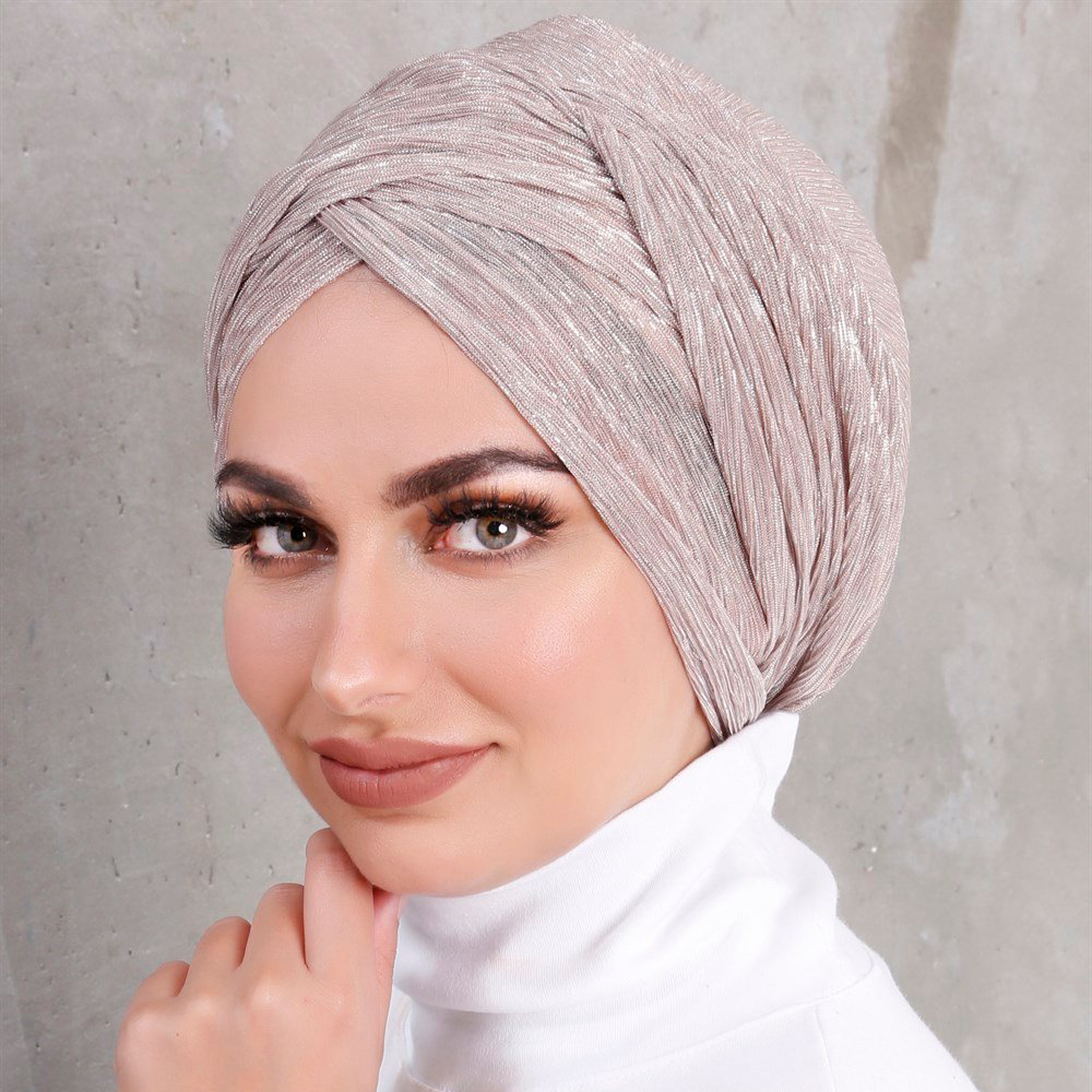 Hijabs intérieurs musulmans à paillettes pour femmes, Turban ventilé instantané, foulard, casquettes pour femmes, Design léger islamique (31g)