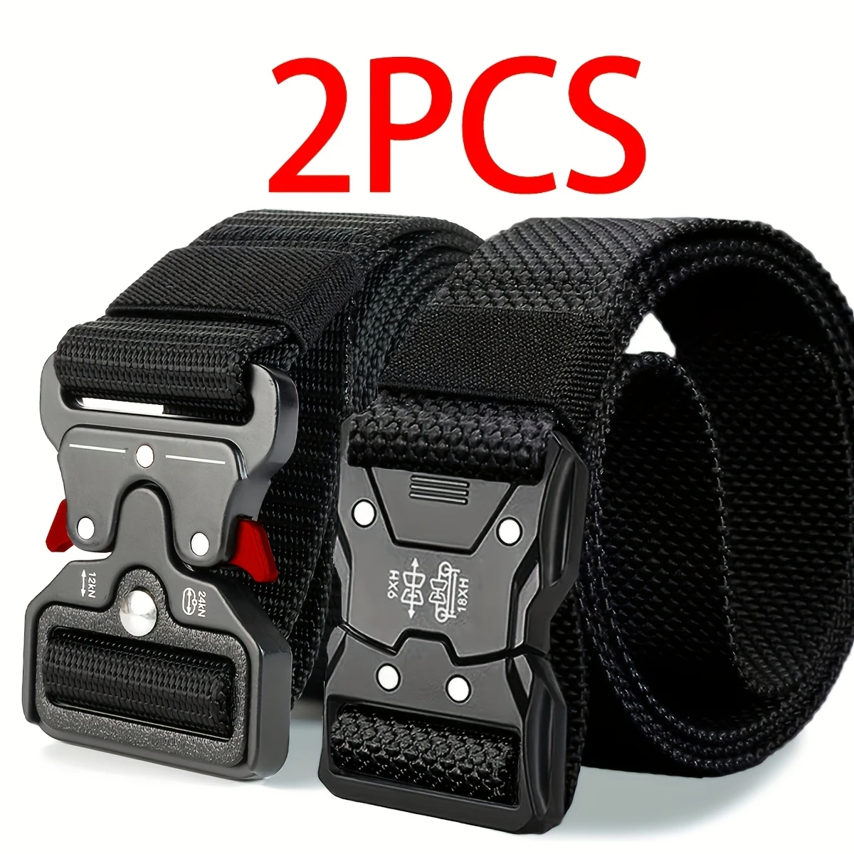 Ceinture tactique pour hommes, ceinture de mode, multifonctionnelle, pour le camping, le golf, les activités de plein air, ceinture décorative pour hommes