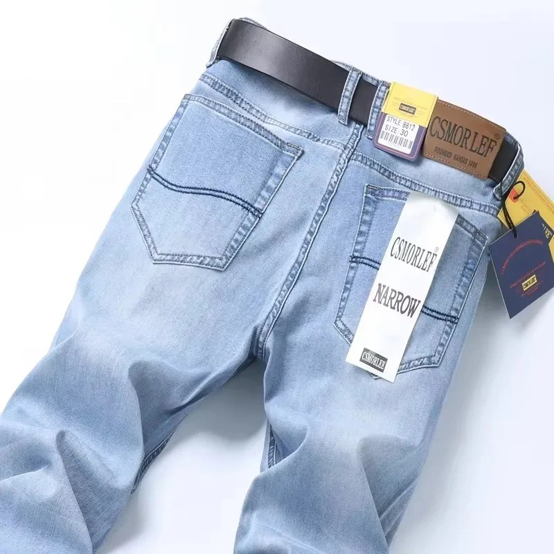 Jeans Homme 2026 – Nouvelle Collection Été Ultra Légers et Tendance – Denim Décontracté Coupe Slim – Vente en Gros