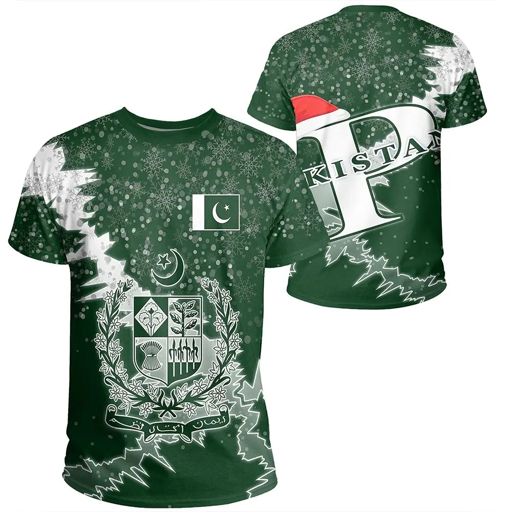 T-shirt unisexe à manches courtes avec emblème pakistanais pour hommes et femmes, t-shirt fosotique, mode Streetwear, fier du Pakistan, sensation