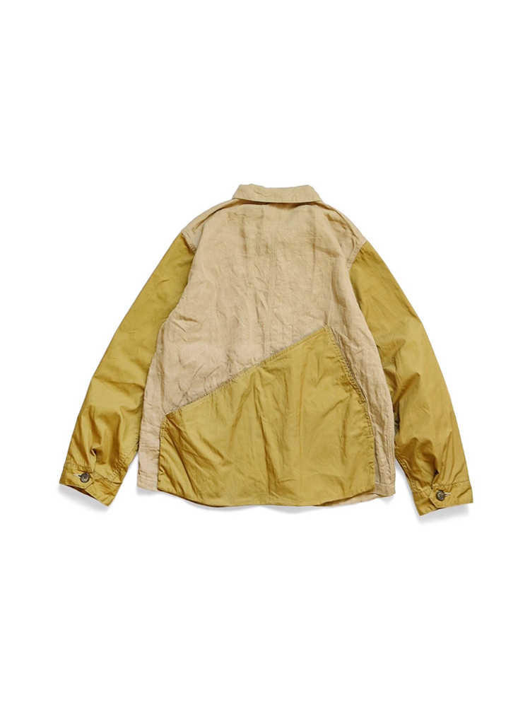 Nouvelle veste chemise décontractée japonaise KAPITAL 23AW à blocs de couleur, col à revers, coupe ample, en coton, à manches longues pour homme