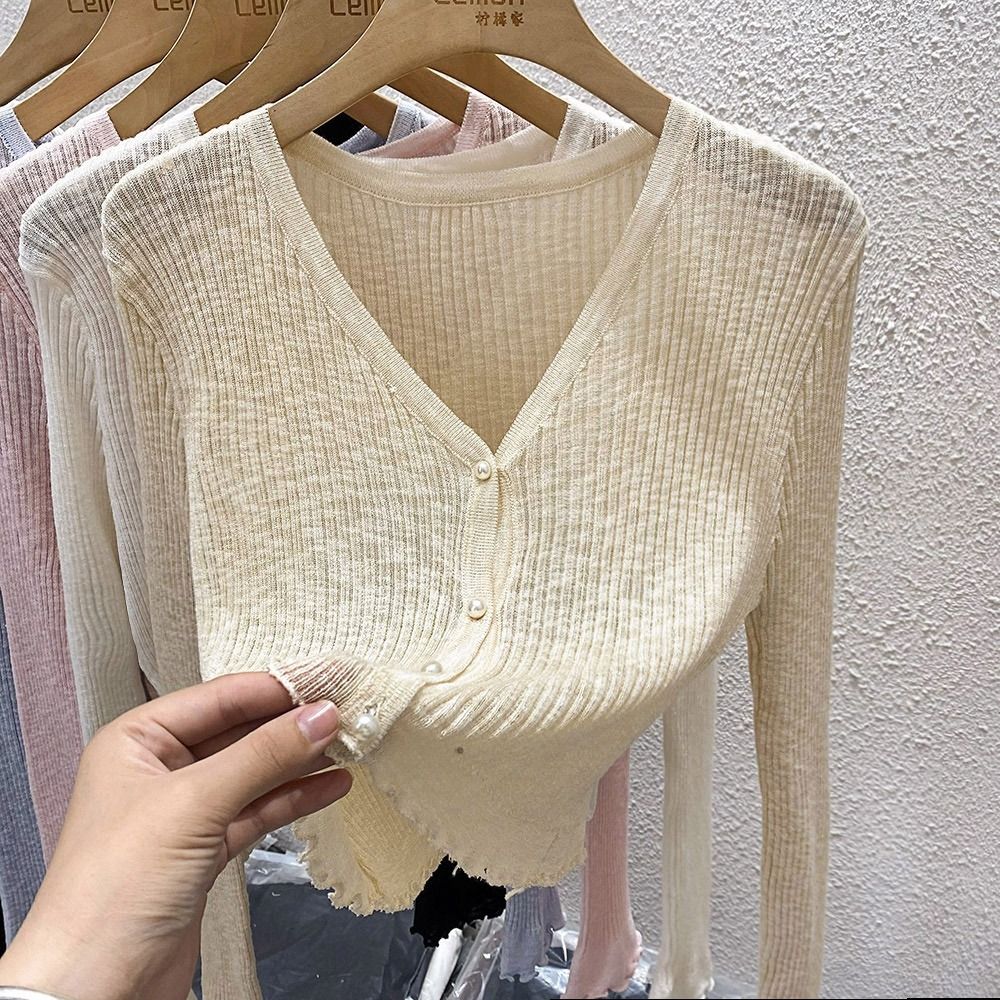 Ice InjLong Sleeves Coat for Women, Cool Beach Cardigan, Respirant, Sun Protection Clothing for Women, Summer