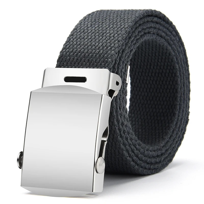 1 Pièce Nouvelle Ceinture Tactique Unisexe Tendance en Toile pour Hommes et Femmes, Style Décontracté pour Jeans, Ceinture Femme