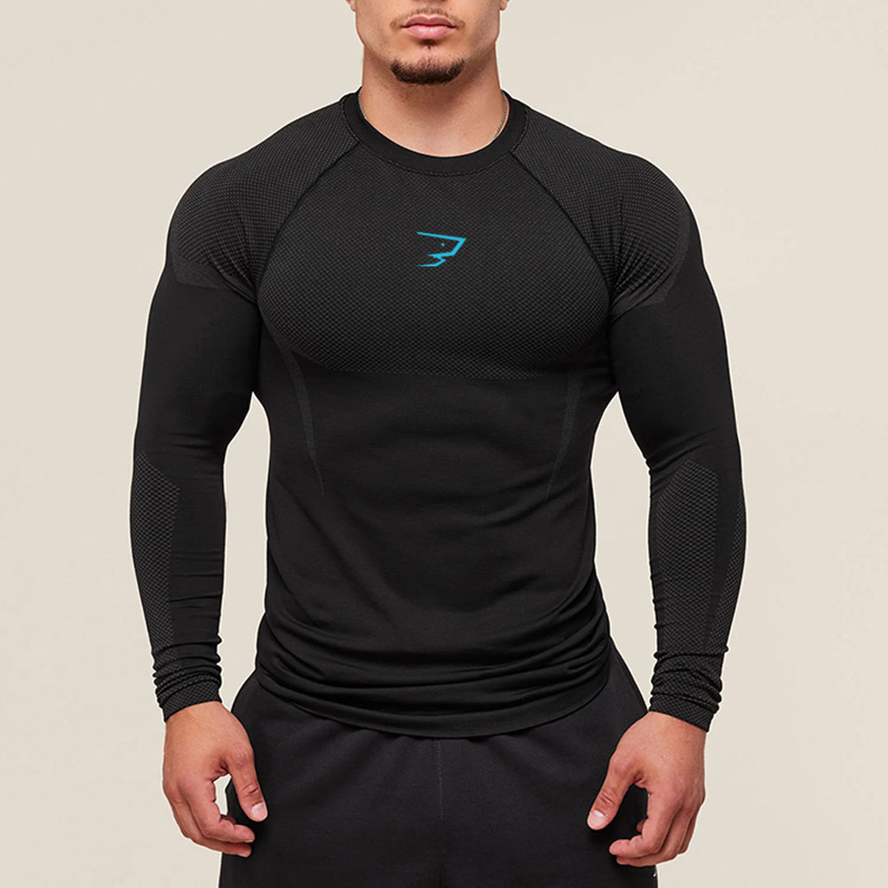 T-shirts pour hommes, t-shirts de course en plein air, hauts de sport pour la gym, vêtements de fitness respirants à séchage rapide, t-shirts d'entraînement ajustés