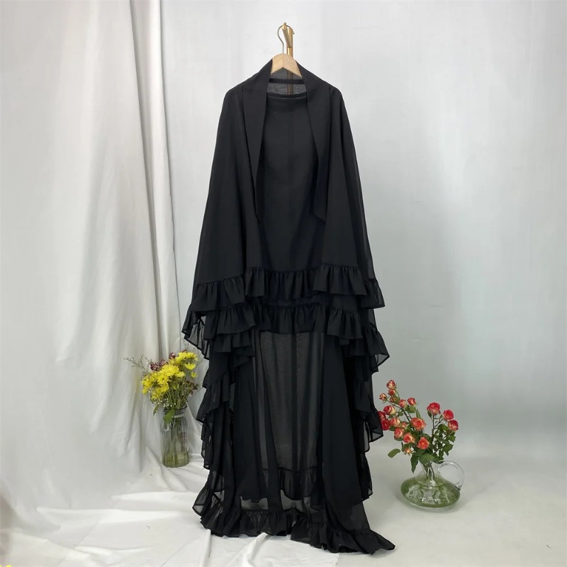 Écharpe de prière en mousseline de soie pour femmes musulmanes, hijabs turcs de Dubaï, turban de ramadan, niqab Abaya pour femmes, tiens imar uni extra long, mode