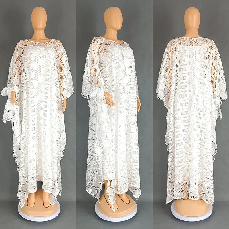 Robe africaine élégante pour femmes, Dashiki traditionnel, mode dentelle, Boubou, grande taille, robe de soirée de mariage, caftan musulman, Maxi