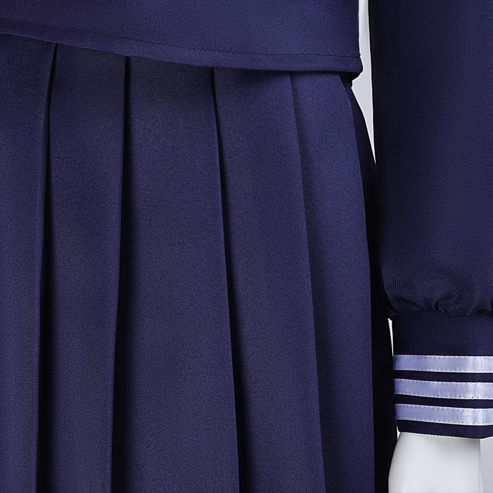 Costume de Cosplay Hinako Shimizu, uniforme scolaire silencieux pour femmes, Costume de marin bleu marine, tenue de fête de carnaval d'halloween