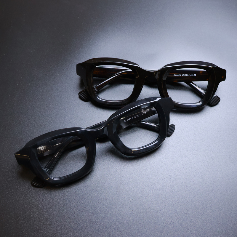 Monture de lunettes Vintage en acétate pour hommes et femmes, faite à la main, rétro, marque de luxe, Prescription pour myopie