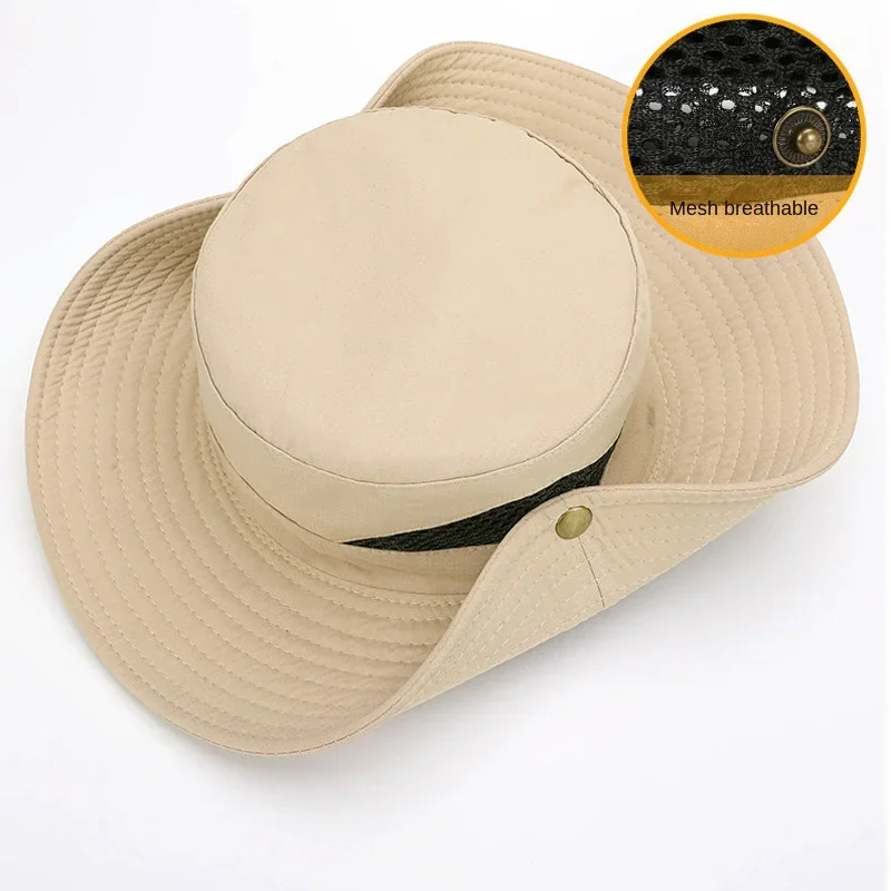 Chapeaux seau populaires pour hommes, casquette de bassin Anti-UV, Panama, chapeaux de soleil d'extérieur, mode dames, casquette d'alpinisme d'été, vente en gros, nouvelle collection
