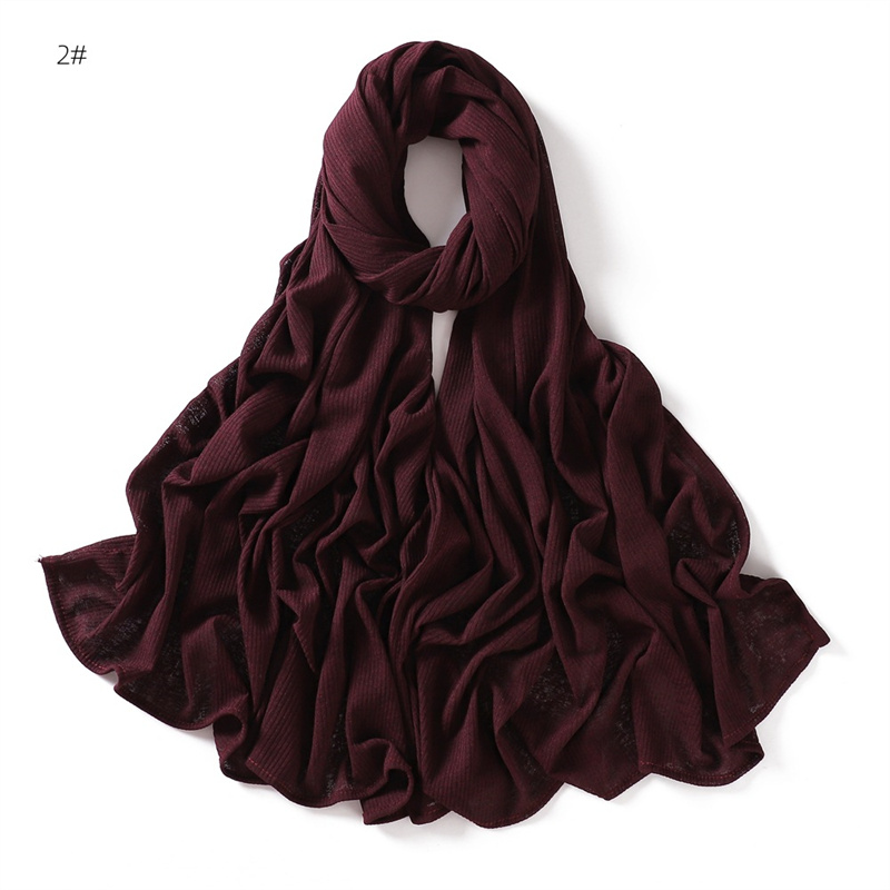 Bandeau Turban islamique pour Ramadan 170x70Cm, en Jersey, doux et respirant, Hijab, châle, écharpe élastique, écharpe arabe, musulman