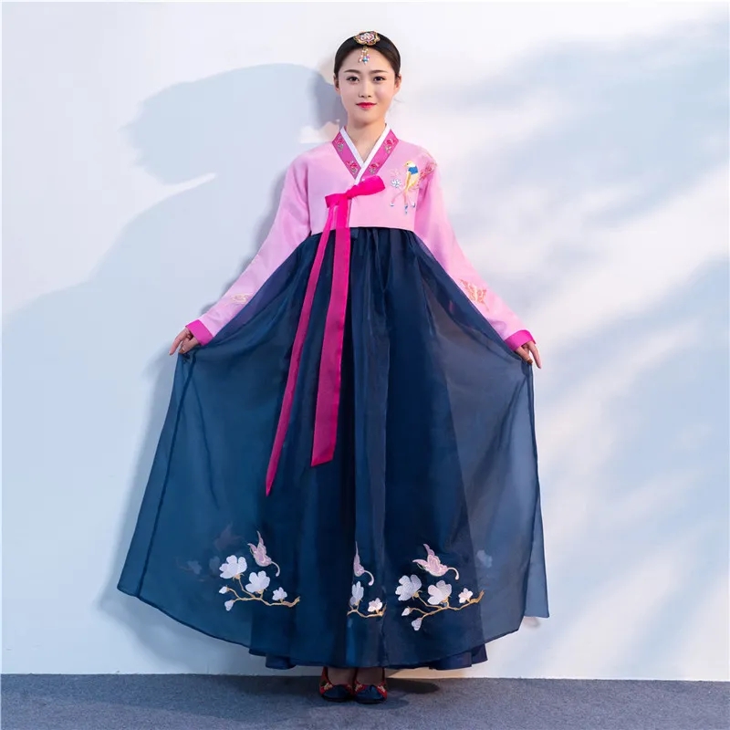 Costume Hanbok Traditionnel pour Femme, Vêtements de Spectacle de brevCoréenne, Scène Nationale Améliorée, Nouvelle Collection