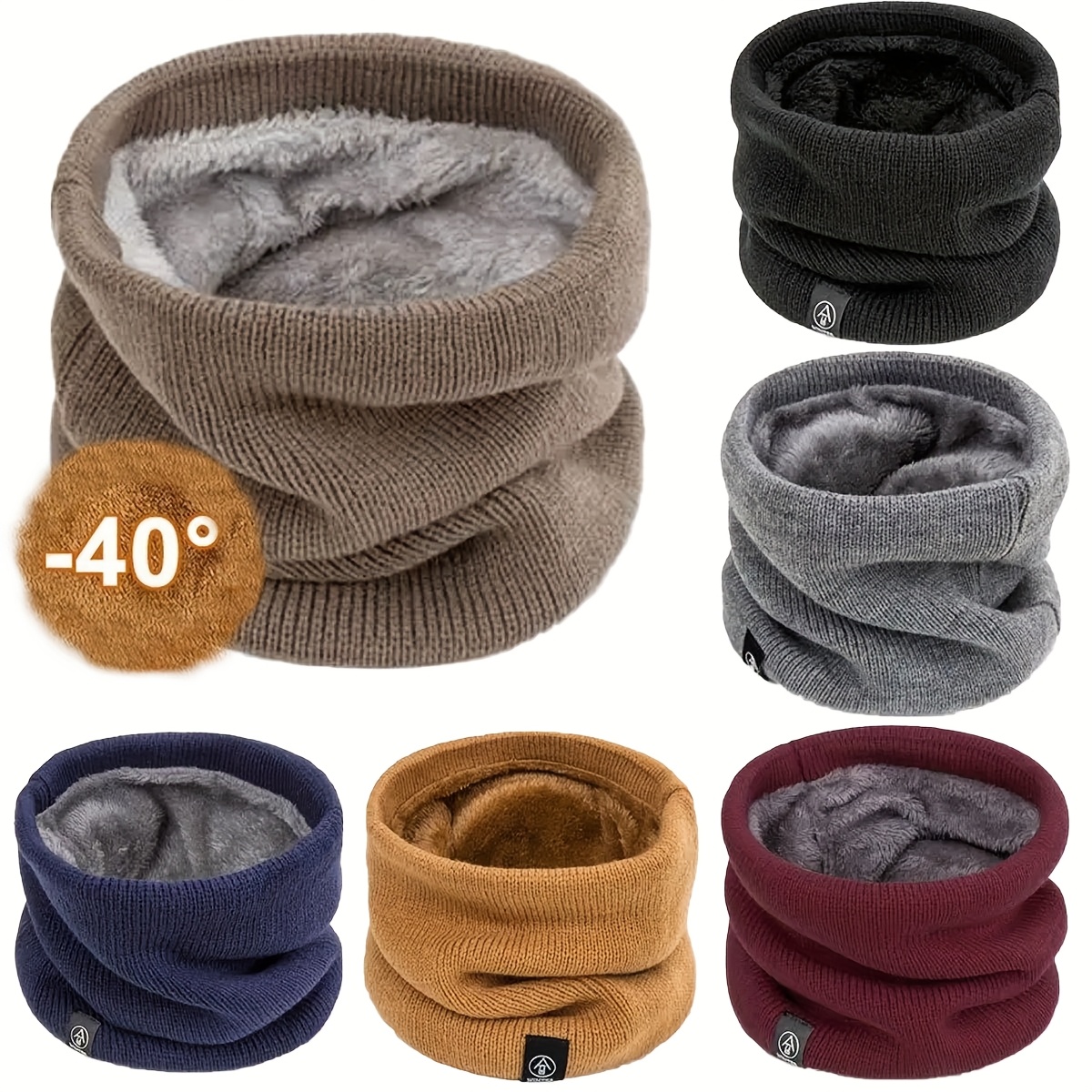 Écharpe de sport tricotée pour hommes et femmes, cache-visage doux, à la mode, pour patinage d'hiver, course à pied, randonnée, col épais résistant au froid