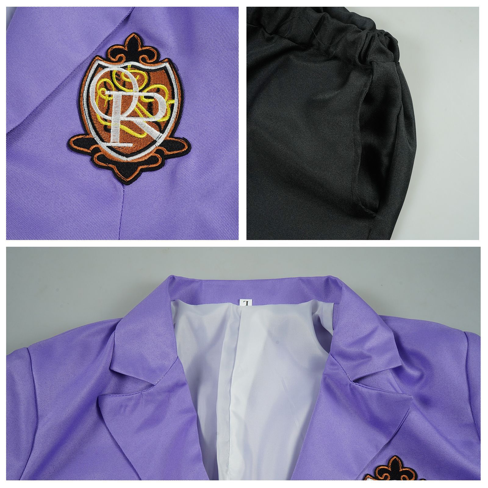 Costume d'uniforme scolaire pour cosplay de l'Anime Ouran High School Host Club, Fujioka Haruhi, Ootori Kyouya, Suou Tamaki, pour fête d'Halloween