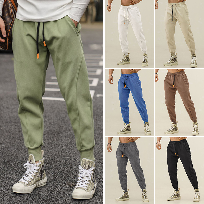 Pantalon cargo de sport décontracté en coton pour hommes, jogging d'entraînement, pantalons de survêtement de gym, pantalons de survêtement de jogging, vêtements streetwear, fjMen