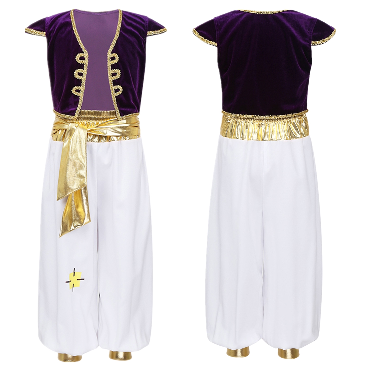 Costume de prince arabe pour garçons, gilet et pantalon, déguisement de personnage de jeu, elfe, pour Halloween, fête, carnaval