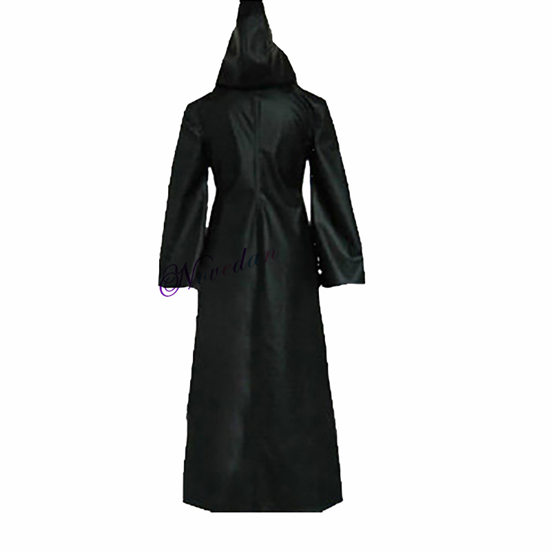 Kingdom Hearts 2 Black Coat Cosplay Costume, Anime Game, Organization XIII, Robe, Halloween Party