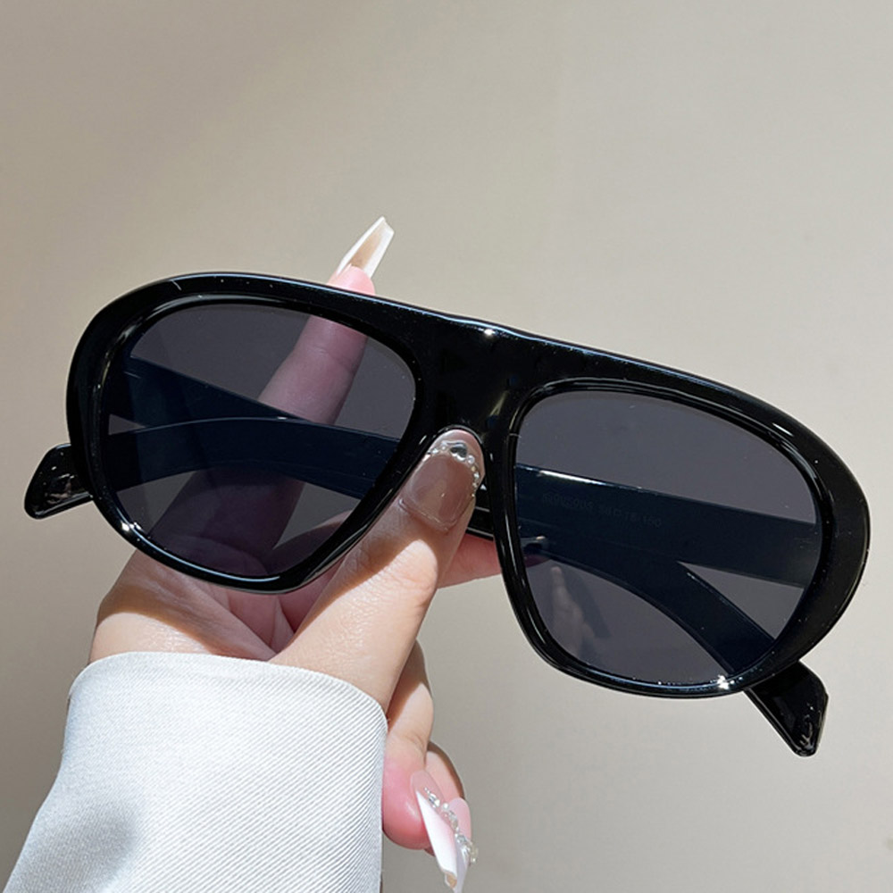 Lunettes de soleil ovales vintage dégradées rouge-bleu pour femmes, nouvelle mode, élégantes, noires et rouges, tendance, pour l'extérieur, protection UV400