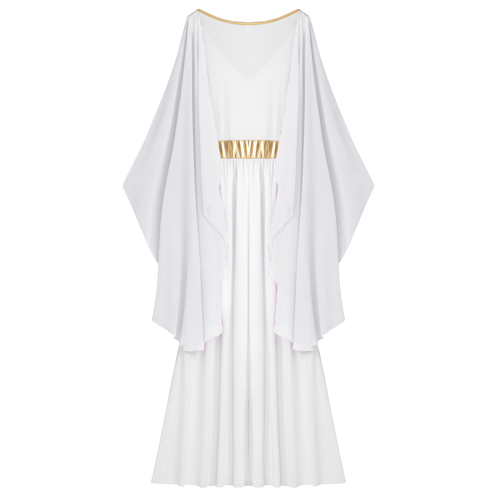 Robe de princesse grecque antique pour femmes, Costume de Toga pour déesses, pour Halloween, carnaval, fête, reine divinée, Cosplay, Robe en mousseline de soie