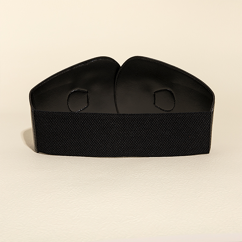 Ceinture large en PU pour femme, goupille de rivet, bande élastique, style punk, designer, environnement commandé, luxe