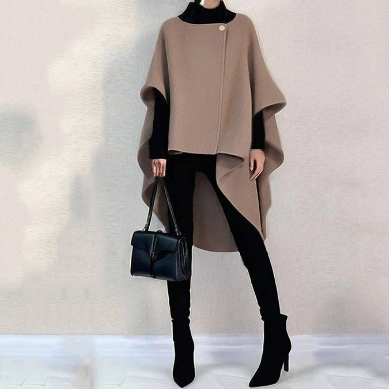 Manteau ample pour femmes au début du printemps 2025, nouvelle veste en laine irrégulière au Design de Niche